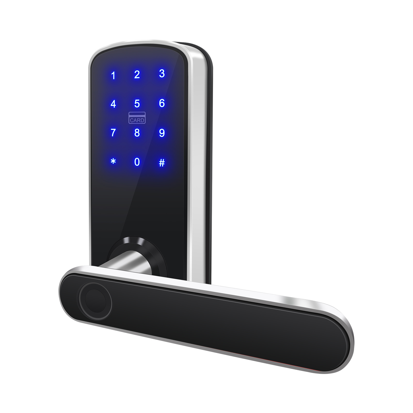 Electronic fingerprint smart lock APP remote auto digital password smart door lock deadbolt