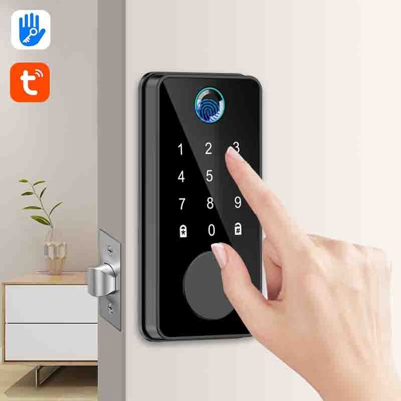 American smart electronic fingerprint Intelligent door Lock digital password smart padlock with APP