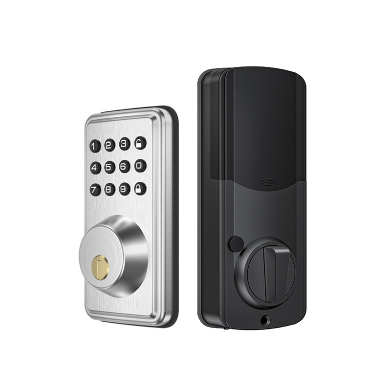 Mechanical digital code sliding door door knob with lock indoor smart door lock deadbolt