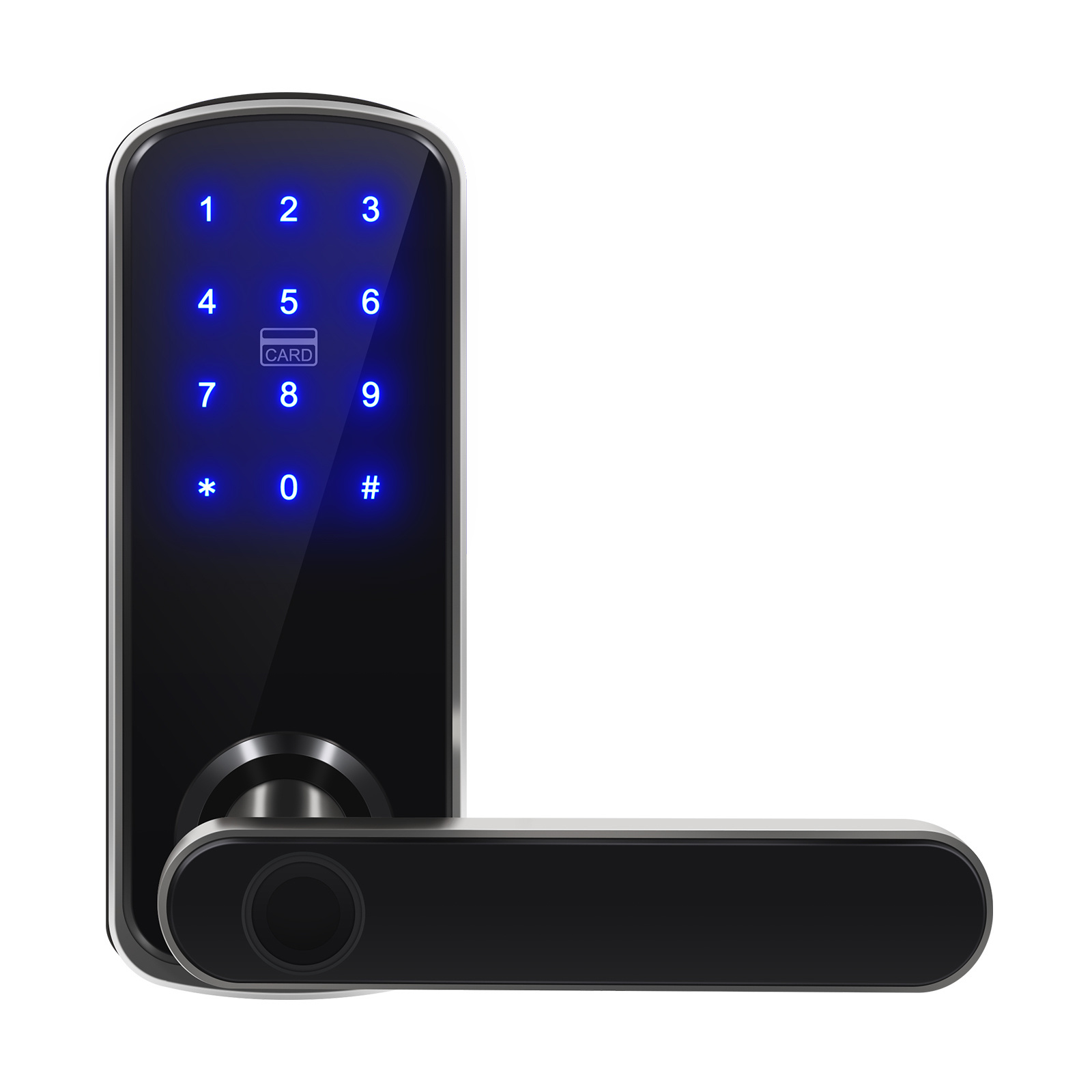 Electronic fingerprint smart lock APP remote auto digital password smart door lock deadbolt