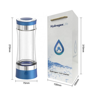 CAMAZ New Design Hydrogen Rich Water Bottle Antioxidants ORP Best Hydrogen Water Bottle With SPE PEM Technology