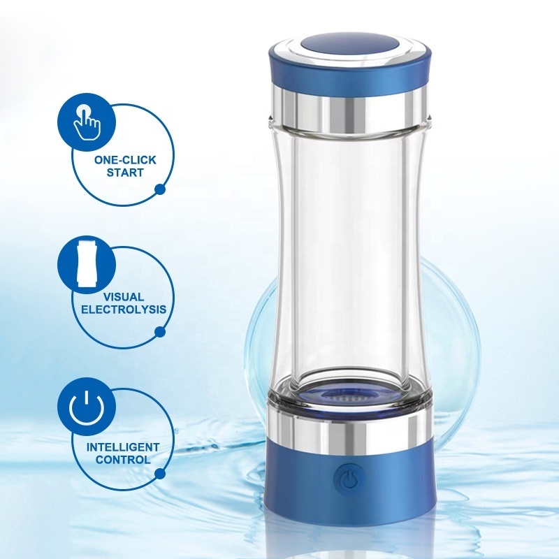 CAMAZ New Design Hydrogen Rich Water Bottle Antioxidants ORP Best Hydrogen Water Bottle With SPE PEM Technology