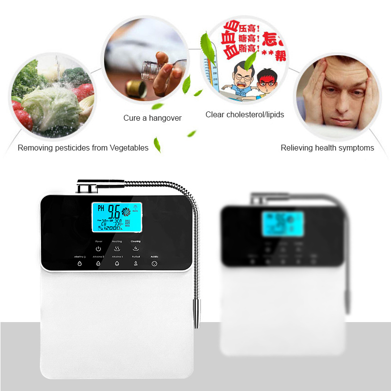 CAMAZ new design PH water ionizer machine 11 plate kangen water ionizator water alkaline machine