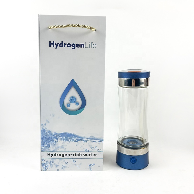 CAMAZ New Design Hydrogen Rich Water Bottle Antioxidants ORP Best Hydrogen Water Bottle With SPE PEM Technology