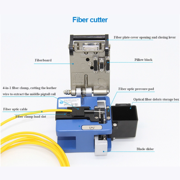 FTTX FTTH Tool Kit FC-6S Fiber Optic Cutter Metal SM MM Mini FC-6S Fiber Cleaver 1 Years Fttx Solutions 72*63*58mm CAMBO/OEM