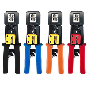 Manufacturer Favorable Price Crimp Tool for RG45 RG11 CAT5E CAT6 CAT7 Network Cable Crimp Tool