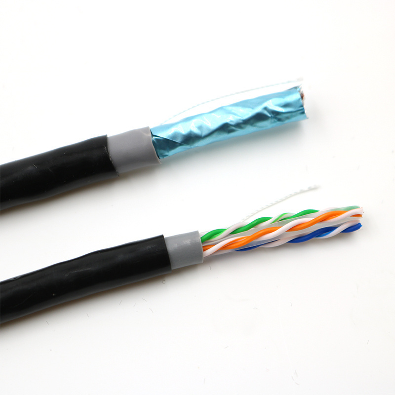 UTP Cat6 Outdoor Double Jacket UTP Cat5e CAT6 Network SFTP FTP Internet Camera Outdoor Exterior Cables UTP Cat 6 Patch Cable