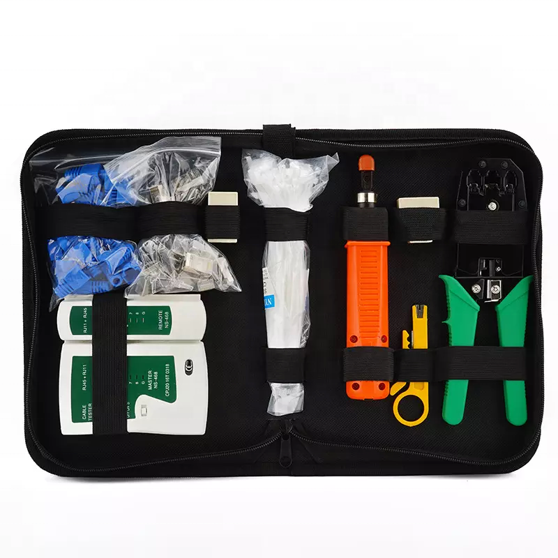 Cross-border Hardware Tools Wholesale Network Cable Clamp Combination Network Toolkit Home Kit Manually