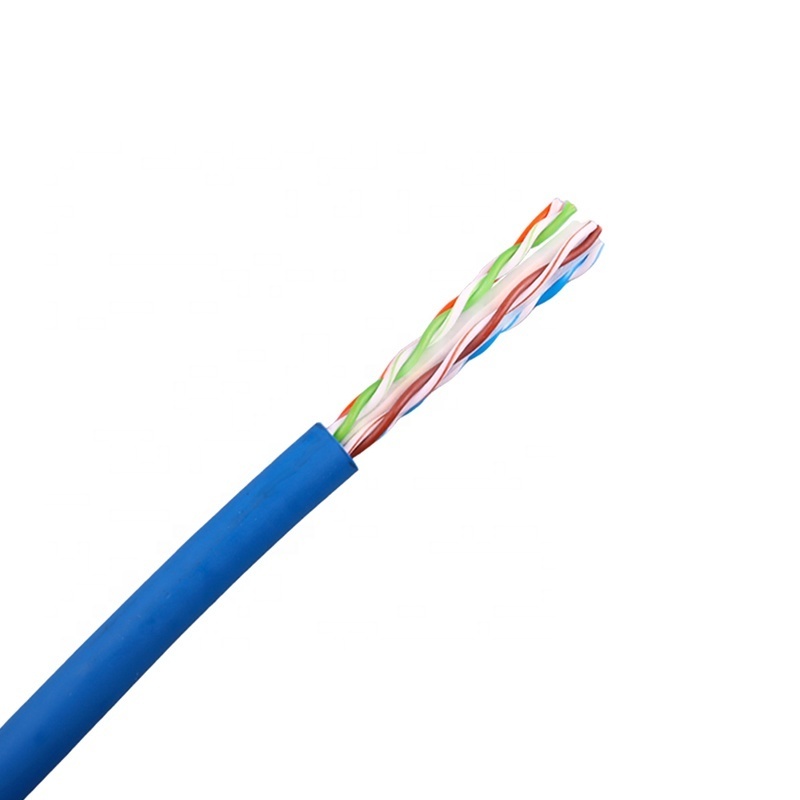 Wholesalers china 100 % copper  24 awg 20m ethernet 23AWG 0.57mm  belden pure copper cat6 cable with OEM/ODM