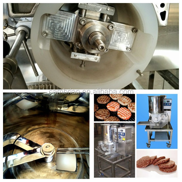 Automatic Easy operation chicken nugget production line hamburger patty press machine