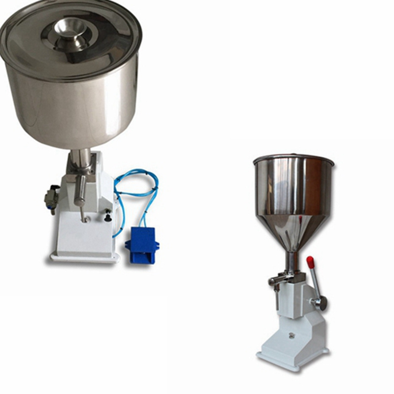 Easy to operate manual cosmetic pneumatic bottle filling machine with cheaper price