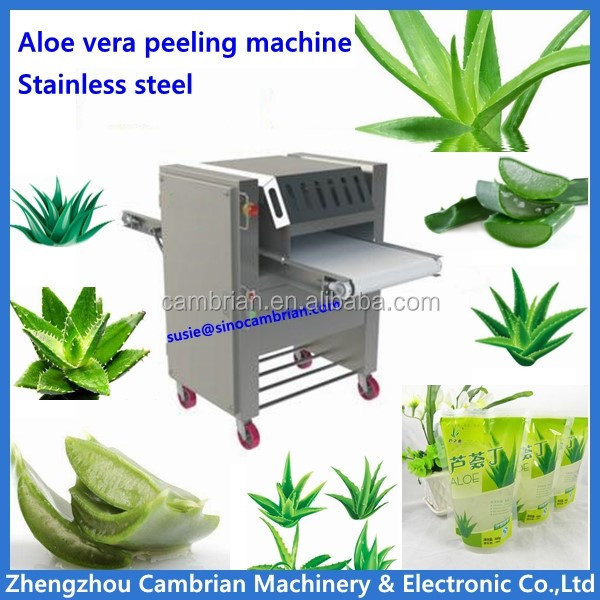 Aloe vera gel making aloe vera peeling machine cutting machine for drink