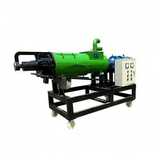 Farm use chicken manure dewatering machine screw press cow manure dewater machine