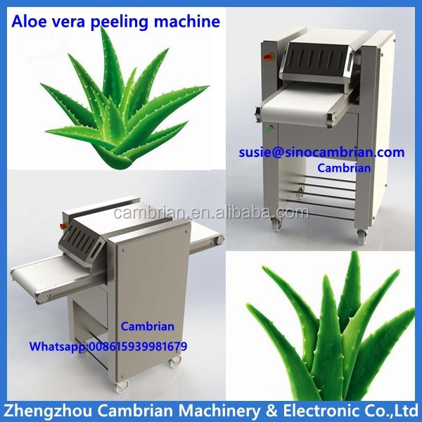 Automatic Aloe vera gel making peeler aloe peeling machine