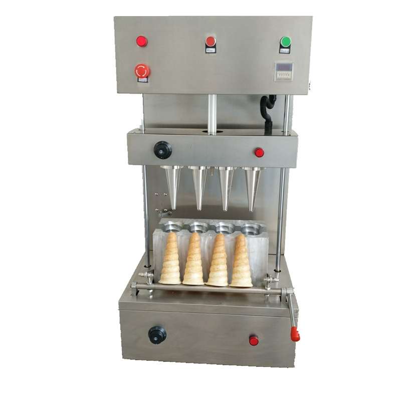 Stainless steel cone crust pizza machine for bakery cone pizza forming machine