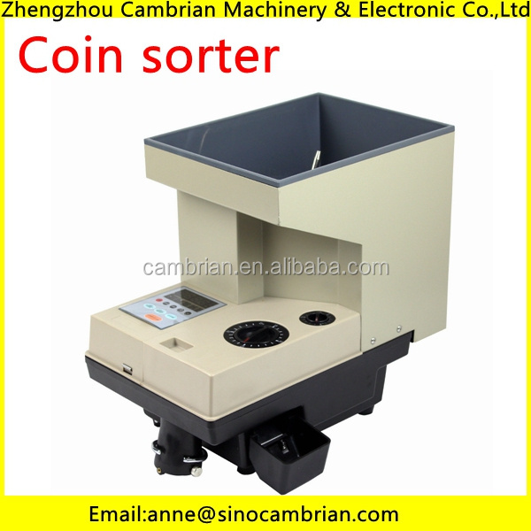 Many countries automatic coin sorter and counter bank euro coin sorter