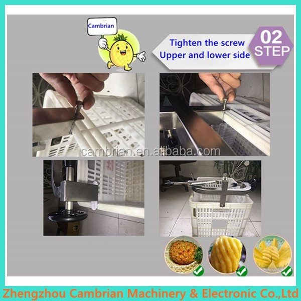 New design manual ananas peeler and corer machine manual ananas peeler corer