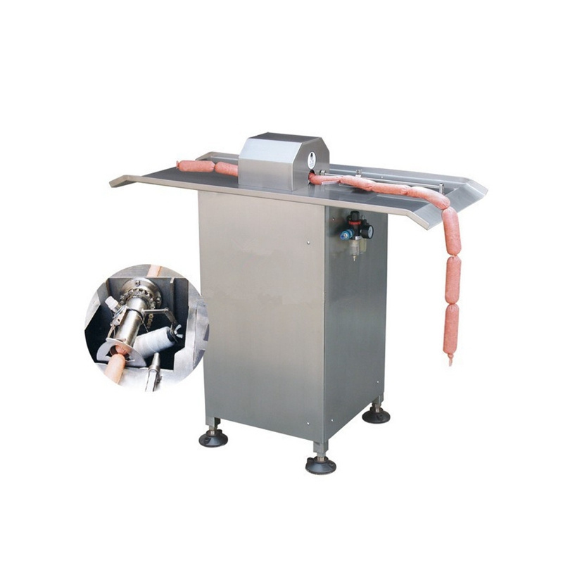 Fully automatic double line sausage tying machine electric sausage knot machine