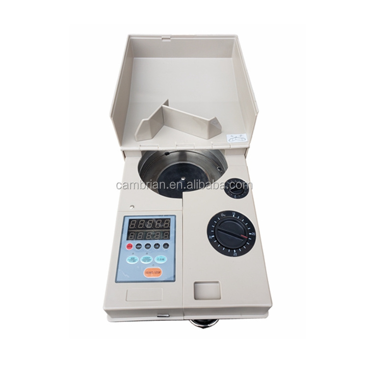 Popular desktop mini plastic coin counter and sorter for multinational coin