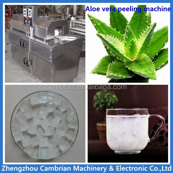 Aloe vera gel making aloe vera peeling machine cutting machine for drink