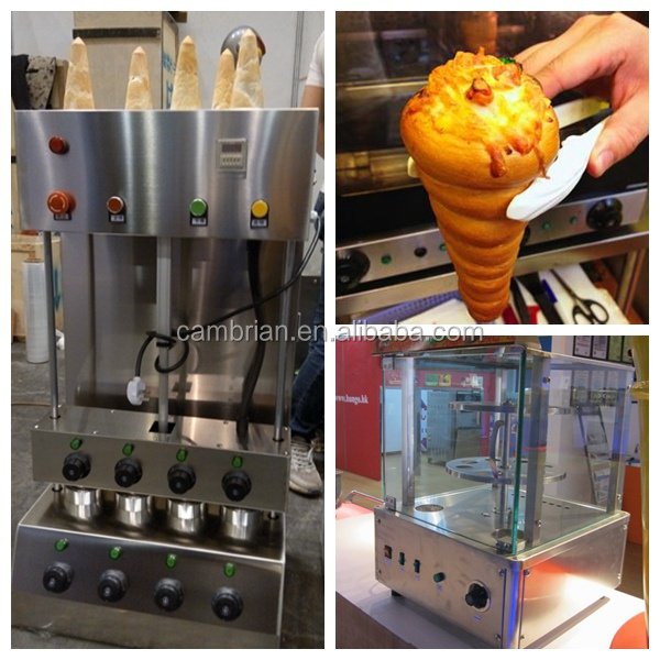 Stainless steel cone crust pizza machine for bakery cone pizza forming machine