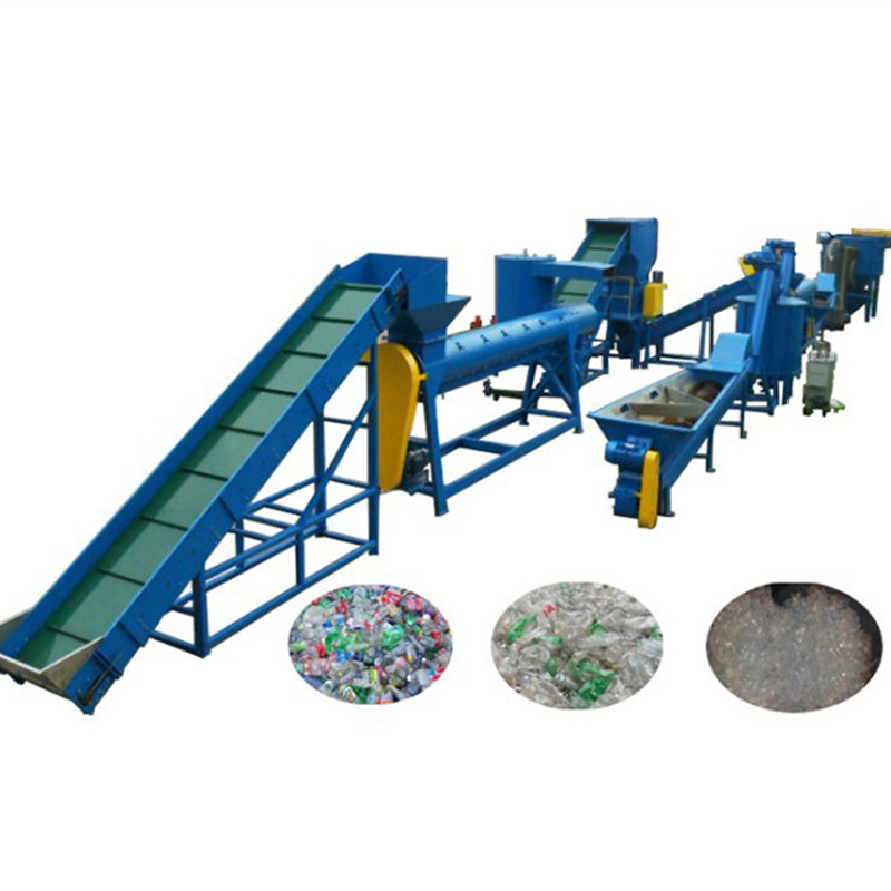 Factory price pet bottle crusher strand pelletizer recycle plastic extruder machine