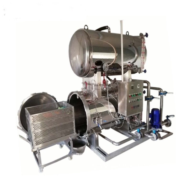 Electrical heating high pressure Horizontal mushroom sterilizer autoclave retort