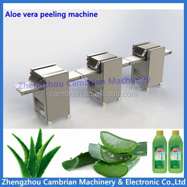 Automatic Aloe vera gel making peeler aloe peeling machine