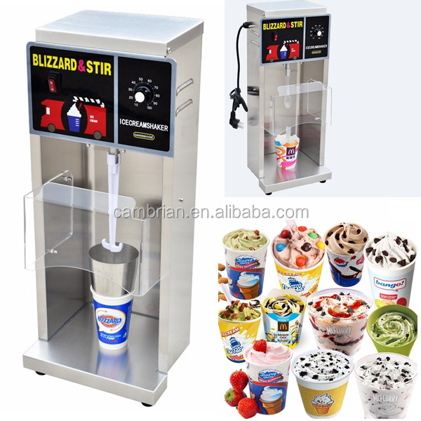 High efficiency 110V mc flurry mixer ice cream blizzard machine