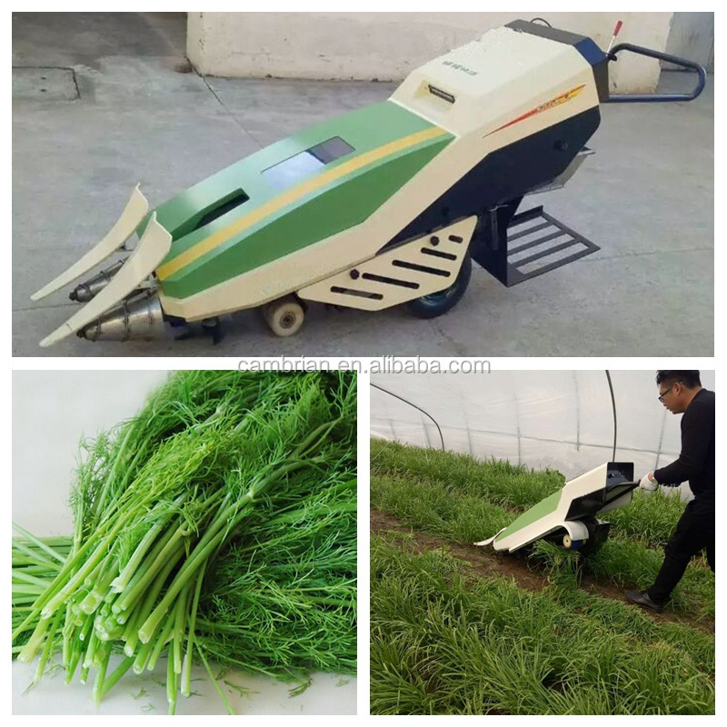 Long endurance Chinese chives harvesting machine vegetable harvest chives reaping machine