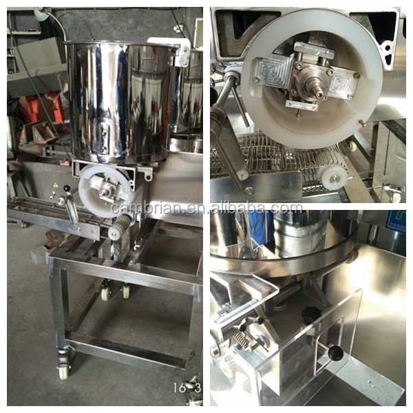 Automatic Easy operation chicken nugget production line hamburger patty press machine