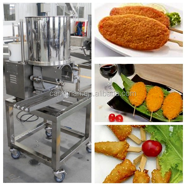 Automatic Easy operation chicken nugget production line hamburger patty press machine