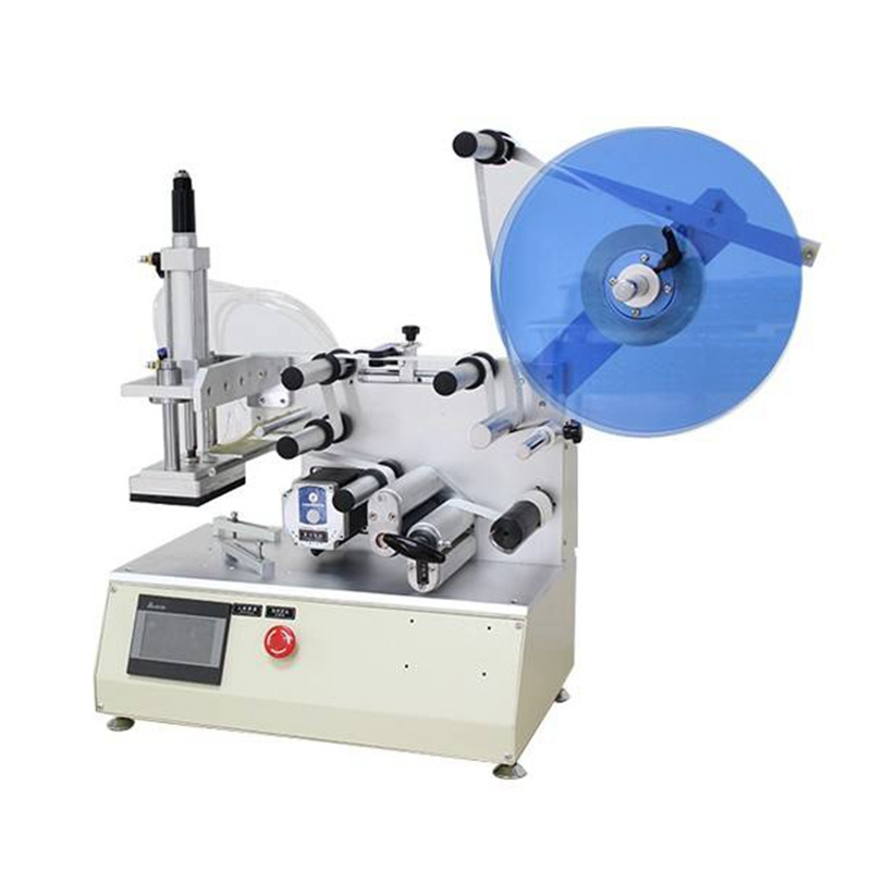 Fast speed double side PLC control Label applicator flat square bottle labeling machine flat labeling machine