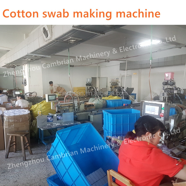 High quality low price bamboo stick cotton-tipped ear bud making machine