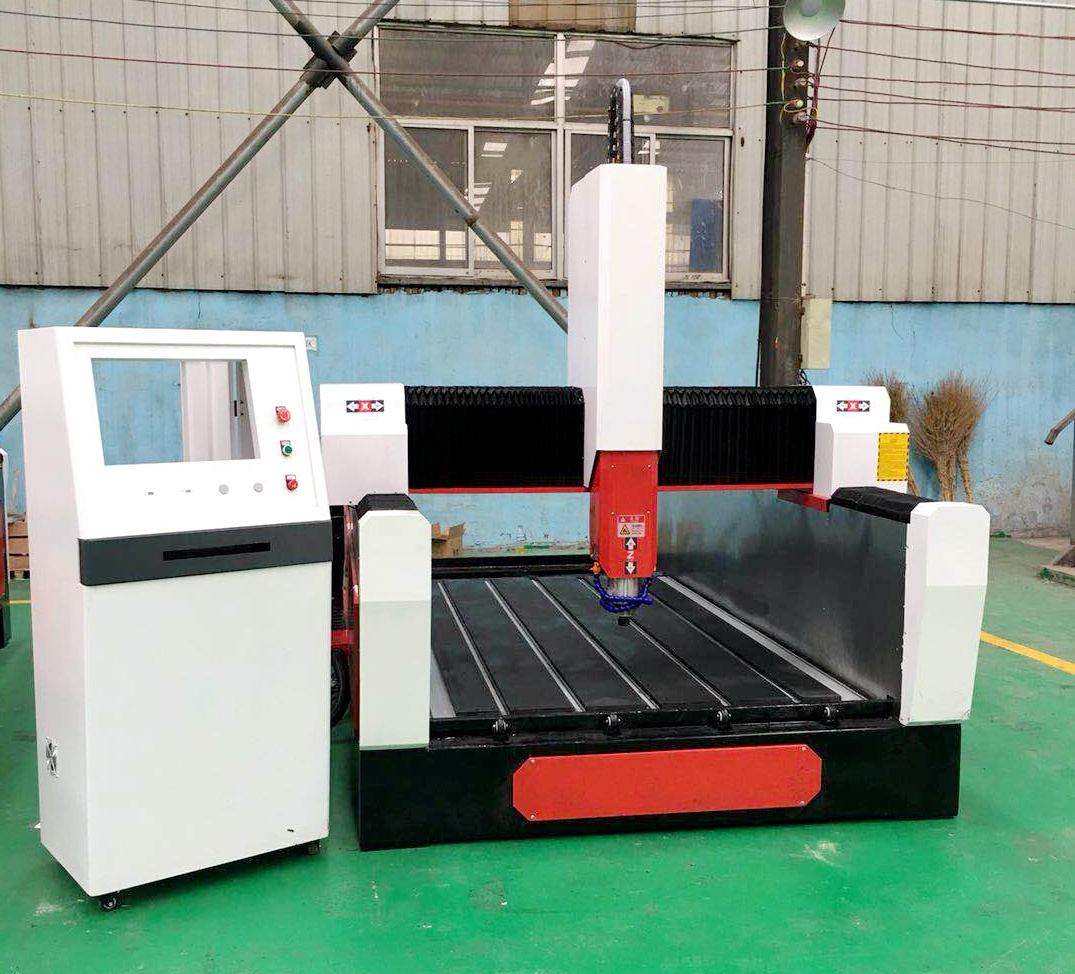 Heavy  duty frame CA-1325 1530 stone cnc router for sale