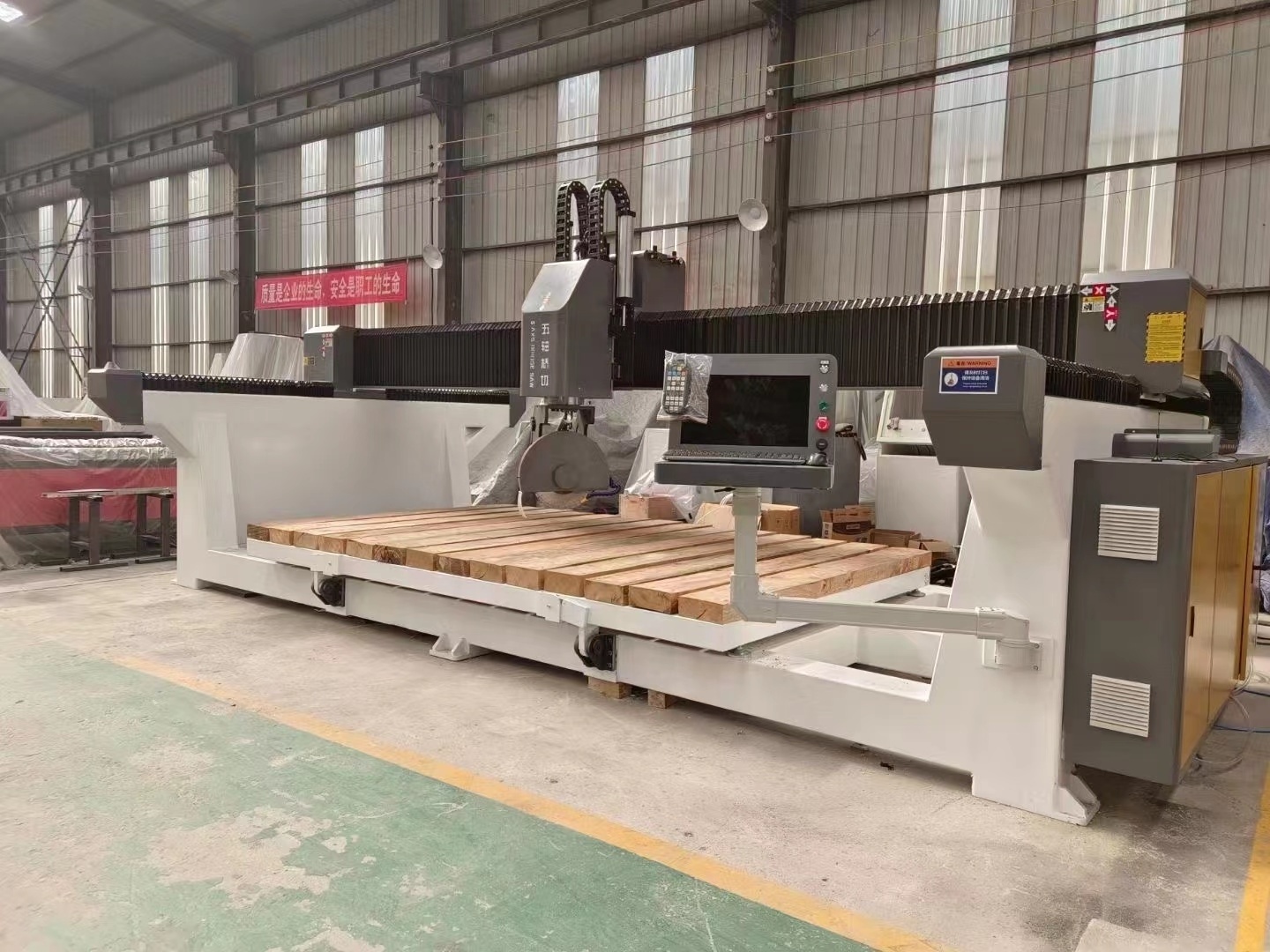 Automatic CA-3216 Cnc 5 Axis Bridge Saw Granite Marble Stone Cutting Machine Price