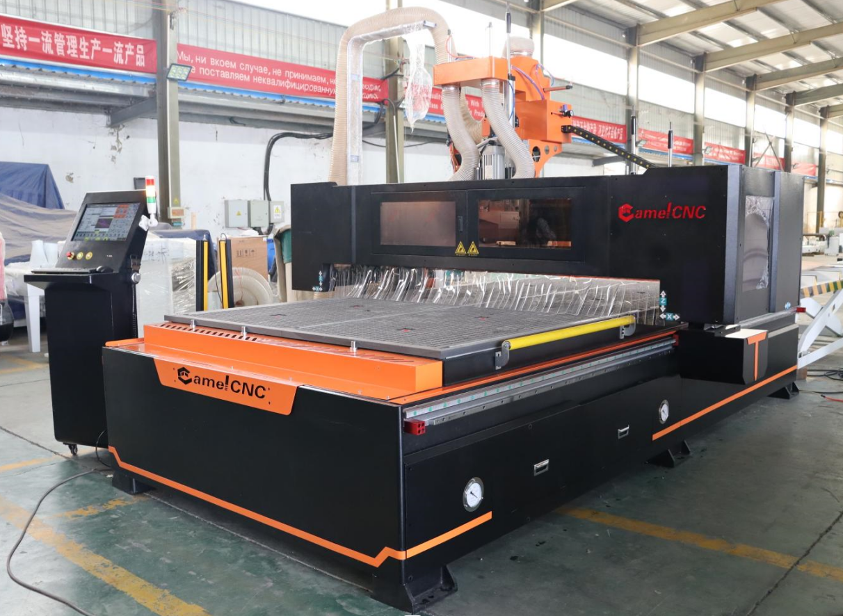 Easy operation big size CA-1325 1530 2030 ATC CNC Router with Gantry protective cover