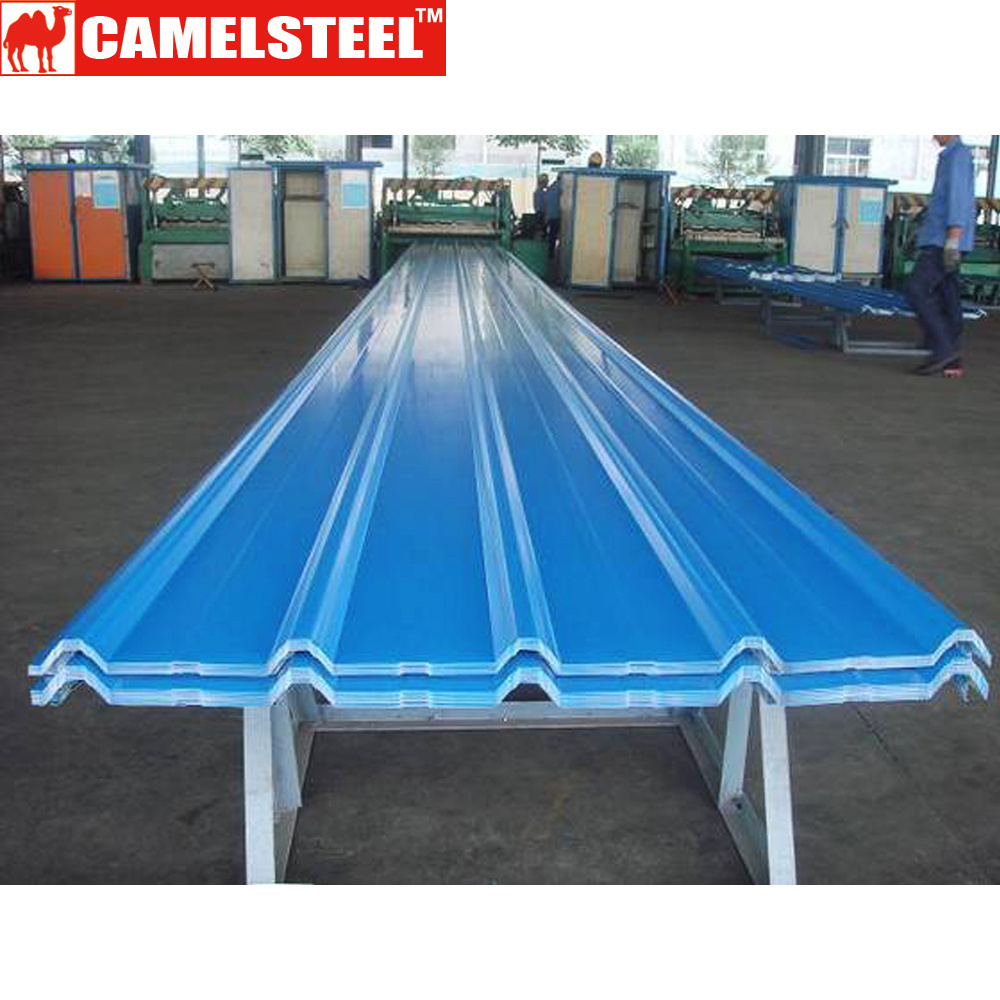 CAMELSTEEL  high quality color steel roof tile/color roof Philippines/galvanized sheet metal prices