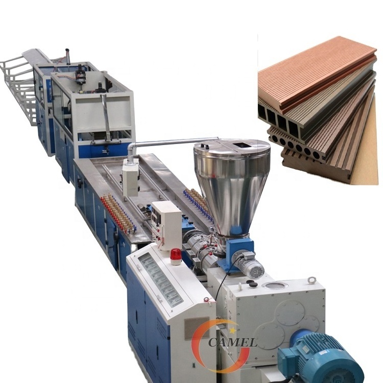 Camel WPC Decking Floor Extrusion Line /Pvc Wpc Fencing Profile Production Line Extruder/ Wood-plastic profile making machine