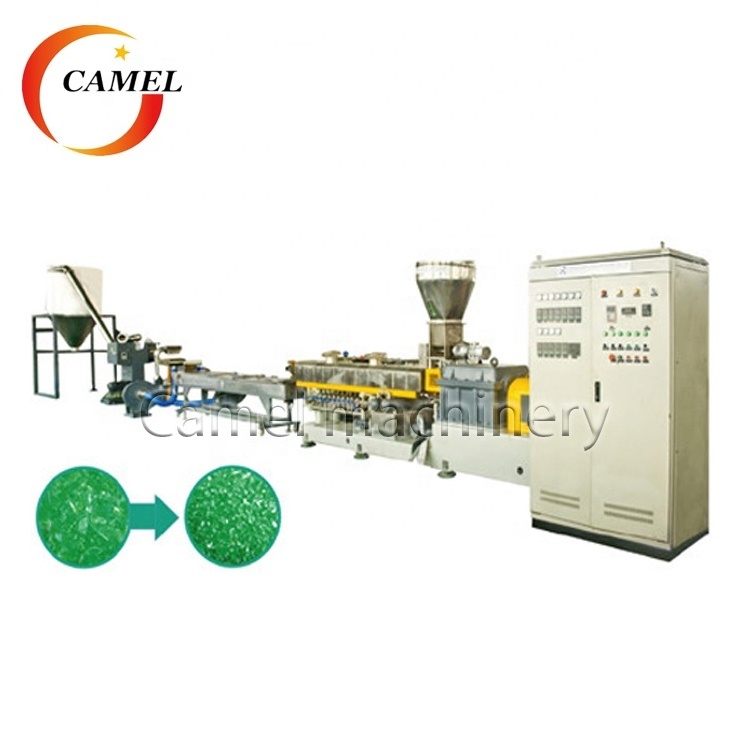 Plastic PET Waste  Flakes Recycling Granulator Pelletizing Machine Pallet Extrusion Line