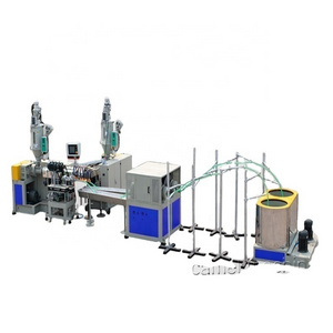 Pvc Fiber Reinforced Suction Hose Extrusion Line plastic Spiral Flexible Hose Production Line