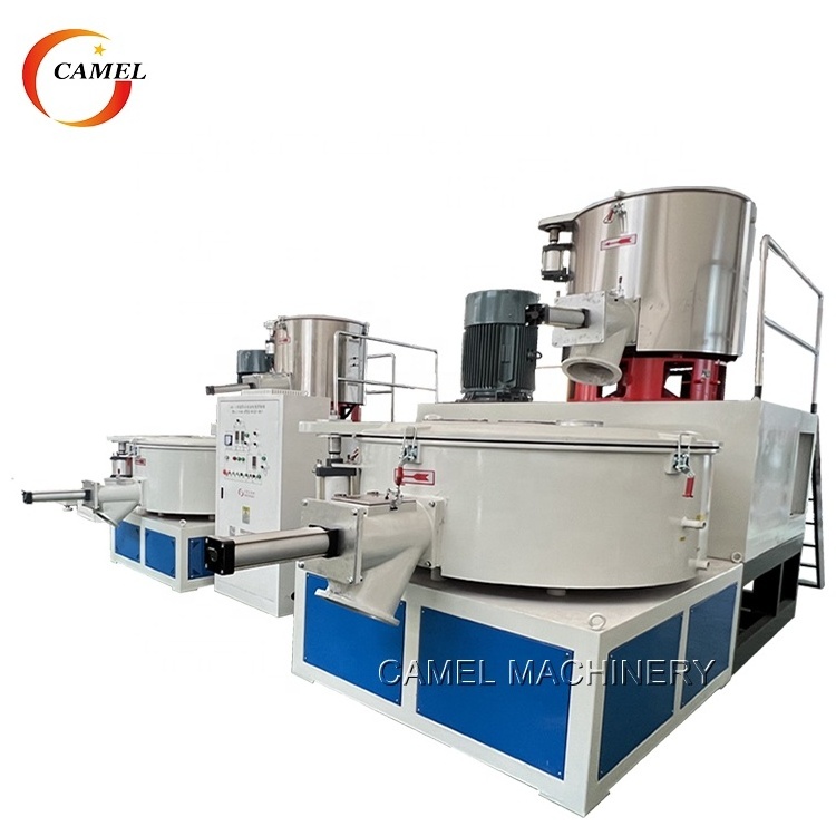 High Speed PVC Powder Mixer Group / Hot Mixer and Cooling Mixing and Drying Machine