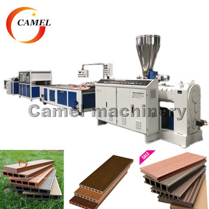 Wood plastic composite wpc profile Decking board extrusion line making Machine