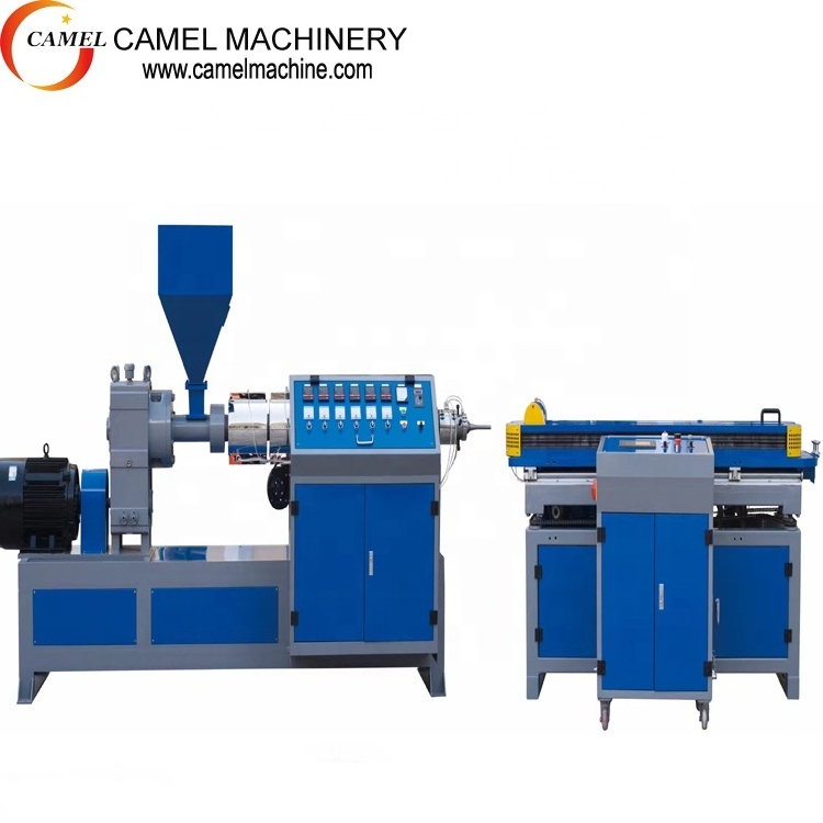 PE PP PVC PA polymer flexible single wall hose corrugated pipe making machine