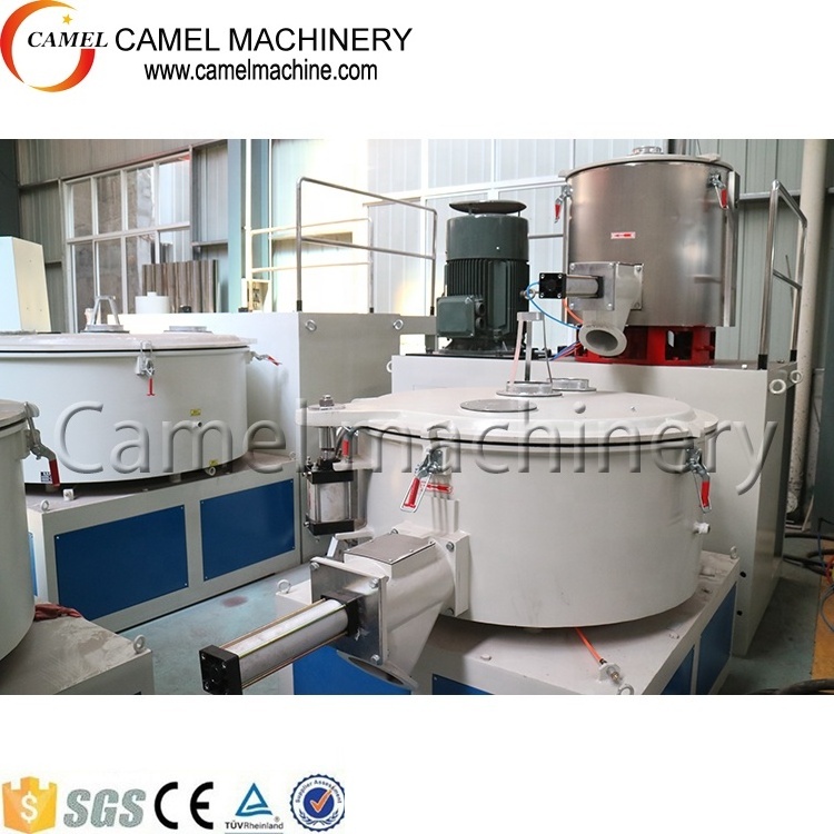 High Speed PVC Powder Mixer Group / Hot Mixer and Cooling Mixing and Drying Machine