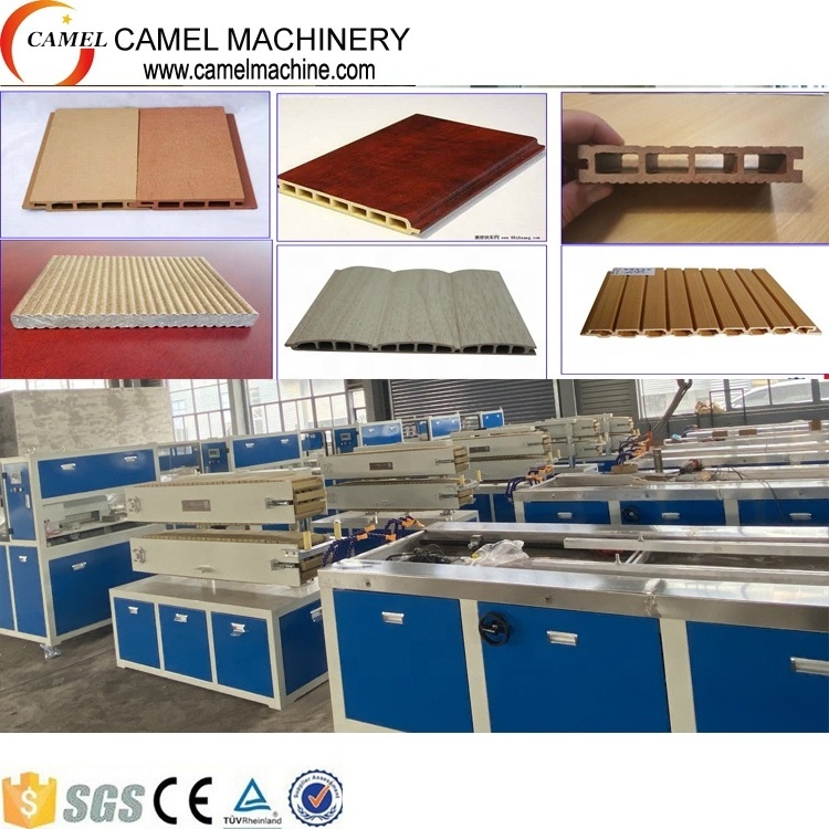 Camel WPC Decking Floor Extrusion Line /Pvc Wpc Fencing Profile Production Line Extruder/ Wood-plastic profile making machine