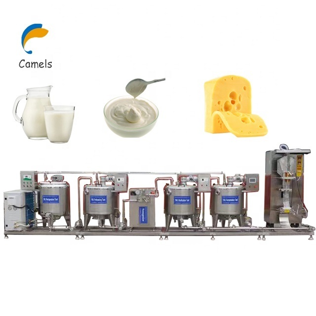 Mini Milk Yoghurt Processing Line Plant Yogurt Milk Making Machine