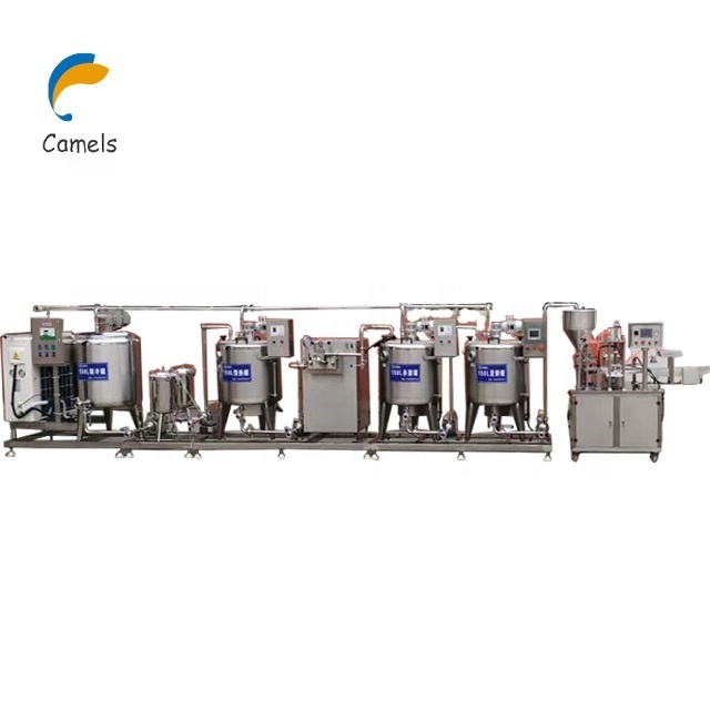 Mini Milk Yoghurt Processing Line Plant Yogurt Milk Making Machine