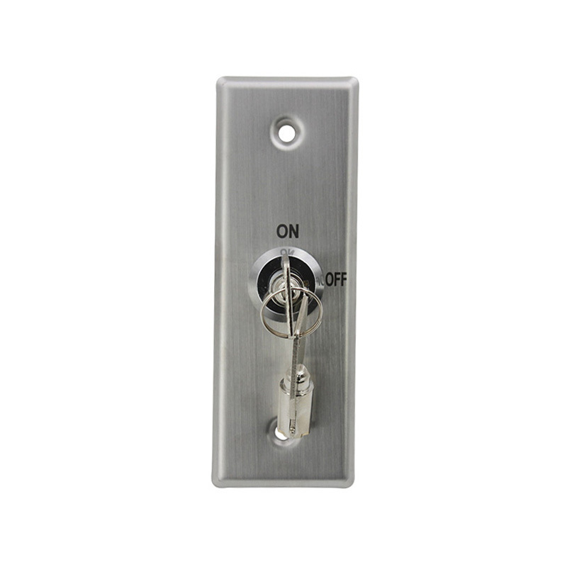 Mortise Tubular stainless steel emergency release ON request to exit push button key switch for access control system door lock