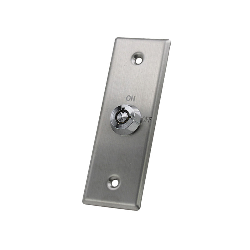 Mortise Tubular stainless steel emergency release ON request to exit push button key switch for access control system door lock